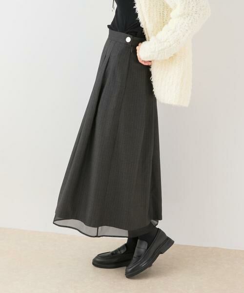 URBAN RESEARCH ROSSO / アーバンリサーチ ロッソ スカート | F by ROSSO　ツイードライクフレアスカート | 詳細17