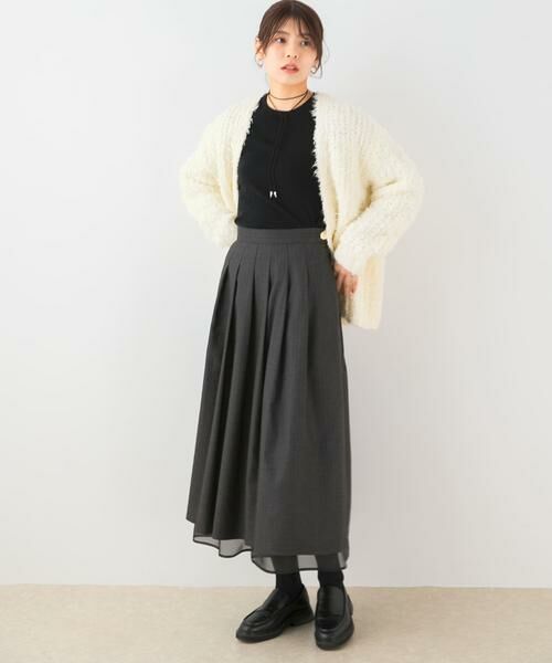 URBAN RESEARCH ROSSO / アーバンリサーチ ロッソ スカート | F by ROSSO　ツイードライクフレアスカート | 詳細20