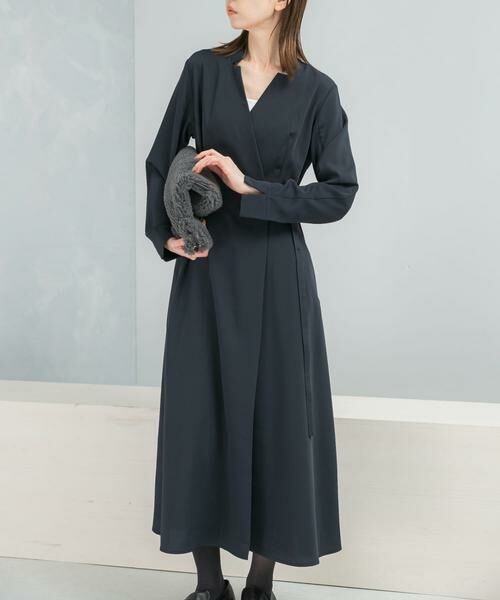 URBAN RESEARCH ROSSO / アーバンリサーチ ロッソ ワンピース | ベルトデザインカシュクールワンピース | 詳細1