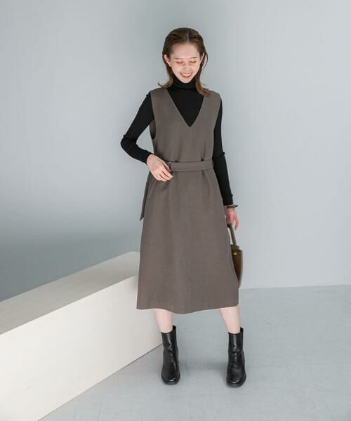 URBAN RESEARCH ROSSO / アーバンリサーチ ロッソ ワンピース | 『UR TECH』　 ジャンパーワンピース | 詳細2