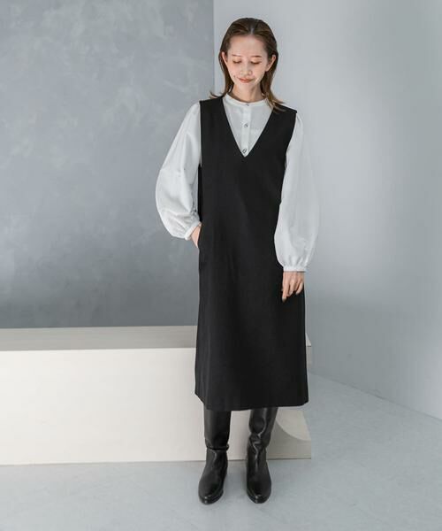 URBAN RESEARCH ROSSO / アーバンリサーチ ロッソ ワンピース | 『UR TECH』　 ジャンパーワンピース | 詳細6