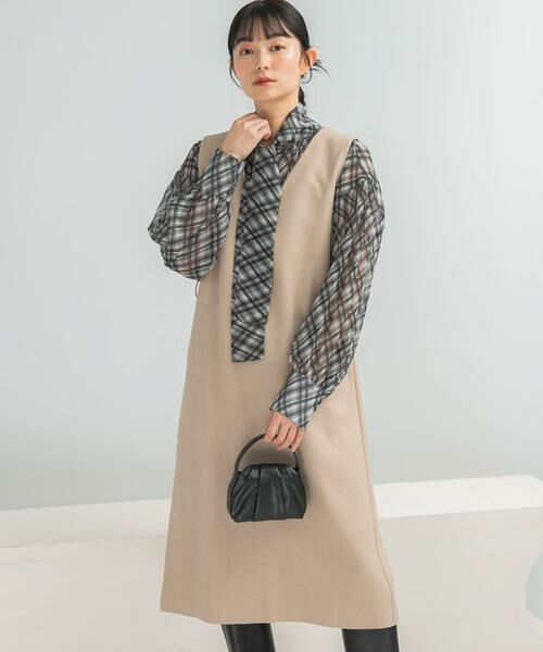 URBAN RESEARCH ROSSO / アーバンリサーチ ロッソ ワンピース | 『UR TECH』　 ジャンパーワンピース | 詳細25