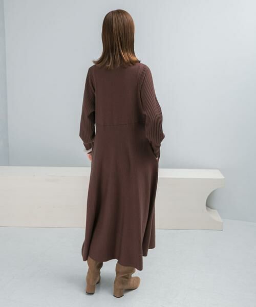 URBAN RESEARCH ROSSO / アーバンリサーチ ロッソ ワンピース | 『WEB限定』『再入荷予定』タートルネックデザインスリーブワンピース | 詳細8