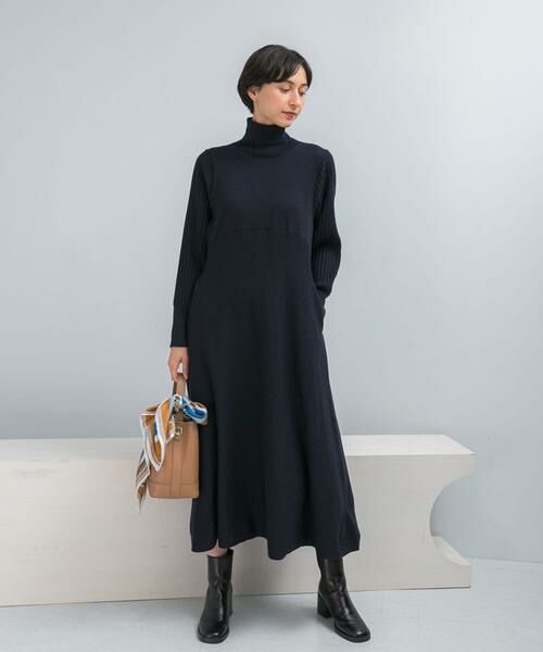 URBAN RESEARCH ROSSO / アーバンリサーチ ロッソ ワンピース | 『WEB限定』『再入荷予定』タートルネックデザインスリーブワンピース | 詳細12