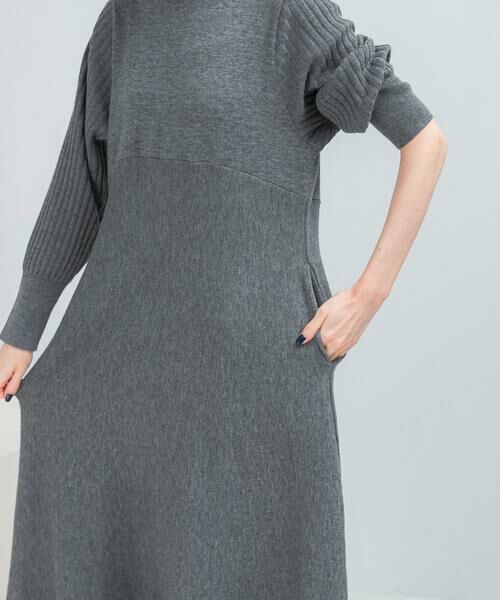 URBAN RESEARCH ROSSO / アーバンリサーチ ロッソ ワンピース | 『WEB限定』『再入荷予定』タートルネックデザインスリーブワンピース | 詳細30