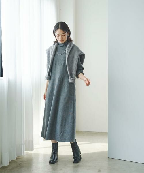 URBAN RESEARCH ROSSO / アーバンリサーチ ロッソ ワンピース | 『WEB限定』『再入荷予定』タートルネックデザインスリーブワンピース | 詳細22
