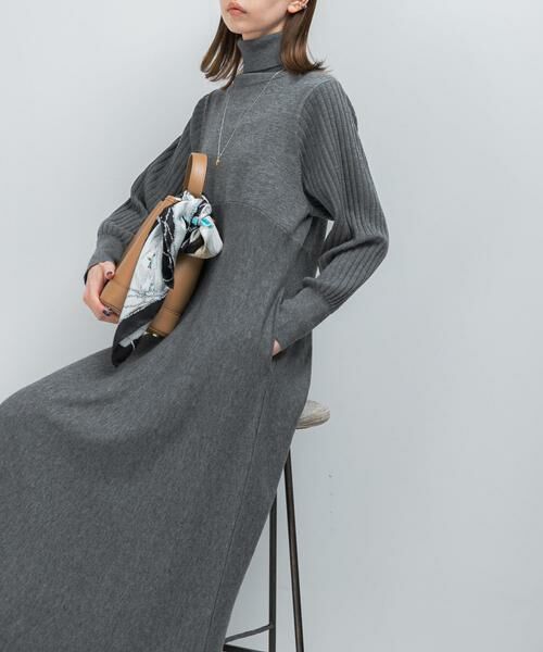 URBAN RESEARCH ROSSO / アーバンリサーチ ロッソ ワンピース | 『WEB限定』『再入荷予定』タートルネックデザインスリーブワンピース | 詳細23
