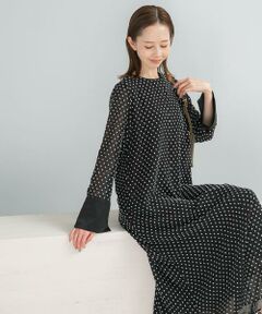 URBAN RESEARCH ROSSO / アーバンリサーチ ロッソ ワンピース | ドットジャガードストレートワンピース