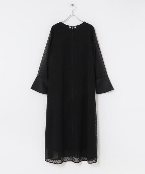 URBAN RESEARCH ROSSO / アーバンリサーチ ロッソ ワンピース | ドットジャガードストレートワンピース | 詳細4