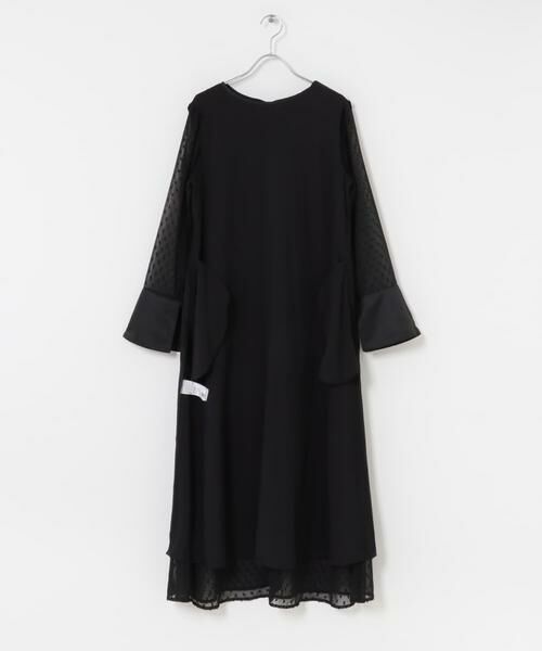 URBAN RESEARCH ROSSO / アーバンリサーチ ロッソ ワンピース | ドットジャガードストレートワンピース | 詳細7