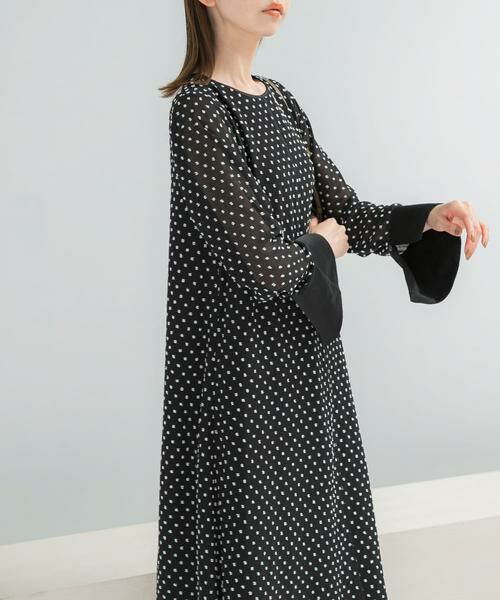 URBAN RESEARCH ROSSO / アーバンリサーチ ロッソ ワンピース | ドットジャガードストレートワンピース | 詳細11