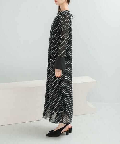 URBAN RESEARCH ROSSO / アーバンリサーチ ロッソ ワンピース | ドットジャガードストレートワンピース | 詳細15