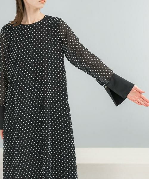 URBAN RESEARCH ROSSO / アーバンリサーチ ロッソ ワンピース | ドットジャガードストレートワンピース | 詳細17