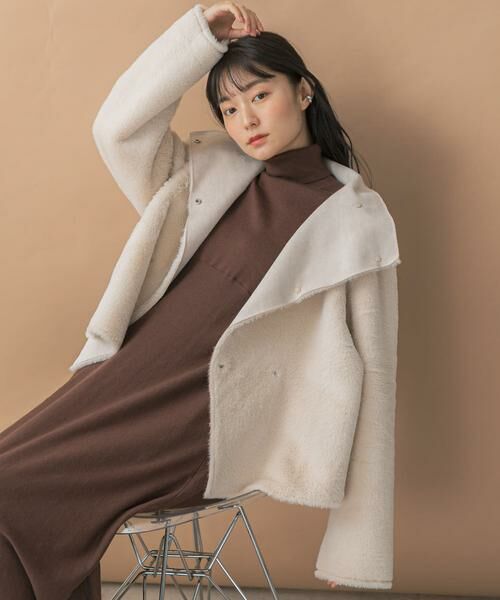 URBAN RESEARCH ROSSO / アーバンリサーチ ロッソ ブルゾン | 『WEB/一部店舗限定』リバーシブルファーブルゾン | 詳細1