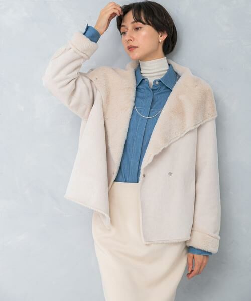 URBAN RESEARCH ROSSO / アーバンリサーチ ロッソ ブルゾン | 『WEB/一部店舗限定』リバーシブルファーブルゾン | 詳細3