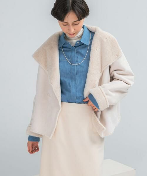 URBAN RESEARCH ROSSO / アーバンリサーチ ロッソ ブルゾン | 『WEB/一部店舗限定』リバーシブルファーブルゾン | 詳細4