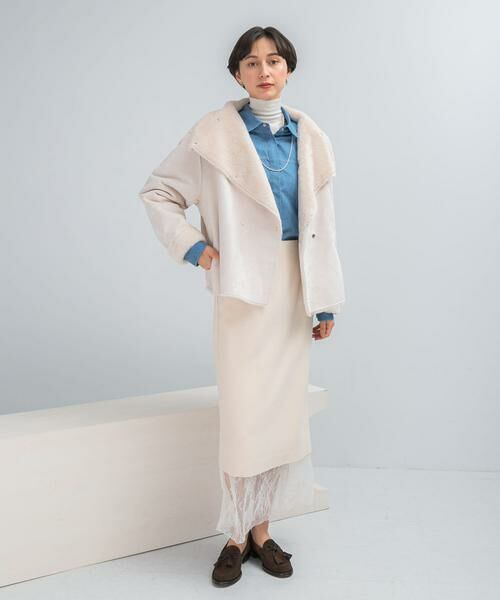 URBAN RESEARCH ROSSO / アーバンリサーチ ロッソ ブルゾン | 『WEB/一部店舗限定』リバーシブルファーブルゾン | 詳細7