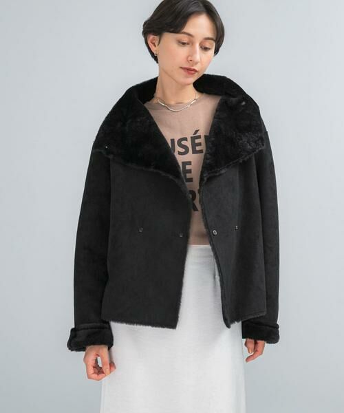 URBAN RESEARCH ROSSO / アーバンリサーチ ロッソ ブルゾン | 『WEB/一部店舗限定』リバーシブルファーブルゾン | 詳細16