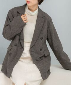 URBAN RESEARCH ROSSO / アーバンリサーチ ロッソ その他アウター | ウールツィードオーバージャケット