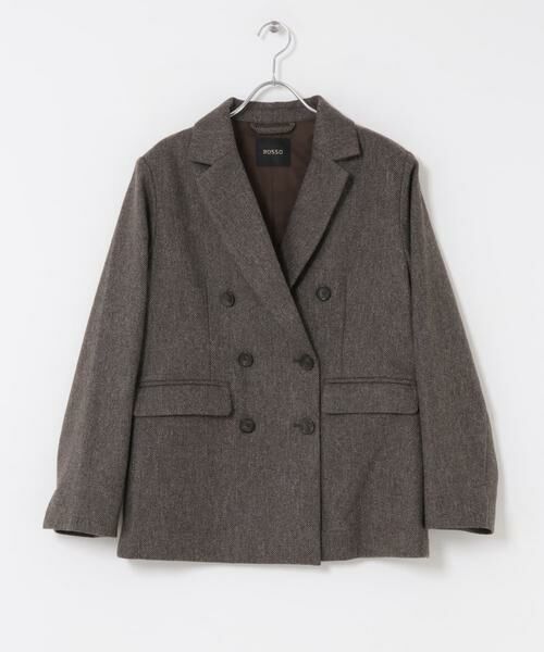 URBAN RESEARCH ROSSO / アーバンリサーチ ロッソ その他アウター | ウールツィードオーバージャケット | 詳細3