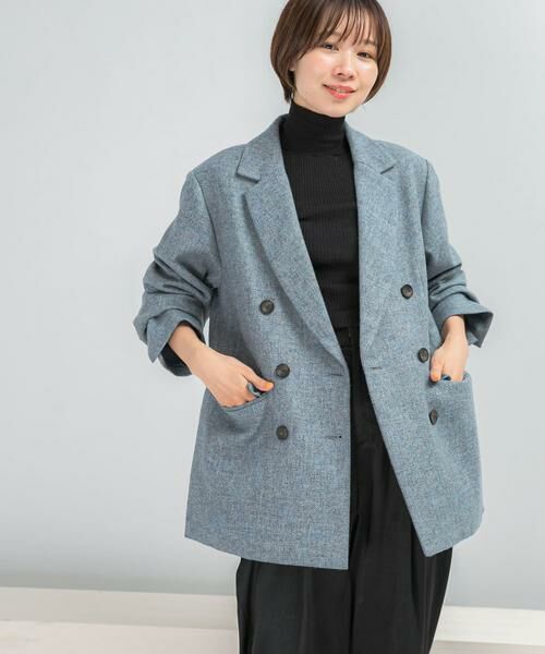 URBAN RESEARCH ROSSO / アーバンリサーチ ロッソ その他アウター | ウールツィードオーバージャケット | 詳細10