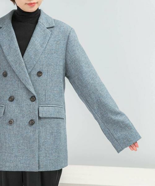 URBAN RESEARCH ROSSO / アーバンリサーチ ロッソ その他アウター | ウールツィードオーバージャケット | 詳細15