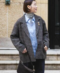 URBAN RESEARCH ROSSO / アーバンリサーチ ロッソ その他アウター | F by ROSSO　『UR TECH』ミックスツイードジャコット