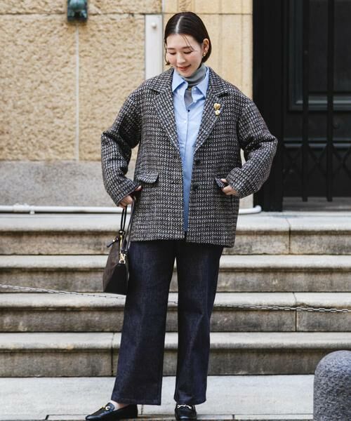 URBAN RESEARCH ROSSO / アーバンリサーチ ロッソ その他アウター | F by ROSSO　『UR TECH』ミックスツイードジャコット | 詳細4