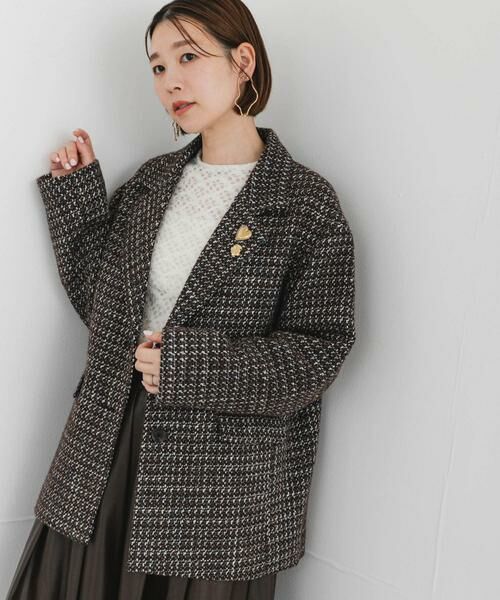 URBAN RESEARCH ROSSO / アーバンリサーチ ロッソ その他アウター | F by ROSSO　『UR TECH』ミックスツイードジャコット | 詳細5