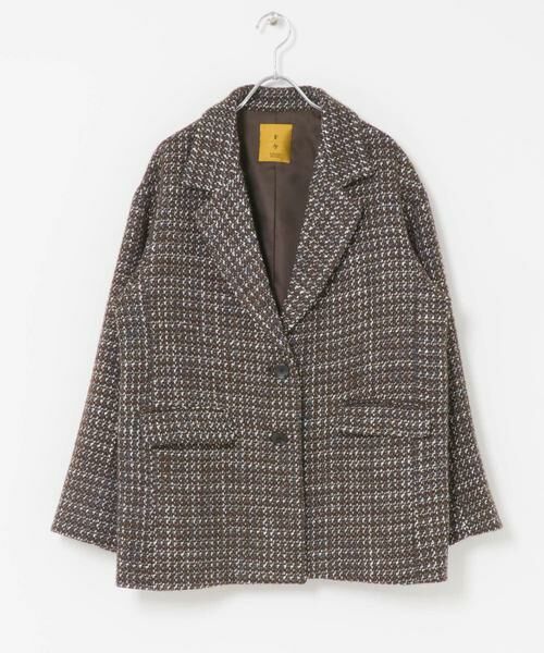 URBAN RESEARCH ROSSO / アーバンリサーチ ロッソ その他アウター | F by ROSSO　『UR TECH』ミックスツイードジャコット | 詳細8