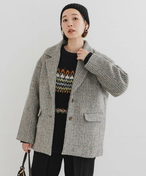 URBAN RESEARCH ROSSO / アーバンリサーチ ロッソ その他アウター | F by ROSSO　『UR TECH』ミックスツイードジャコット | 詳細14