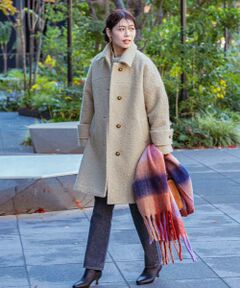 URBAN RESEARCH ROSSO / アーバンリサーチ ロッソ ステンカラーコート | F by ROSSO　『UR TECH』ブークレステンカラーコート