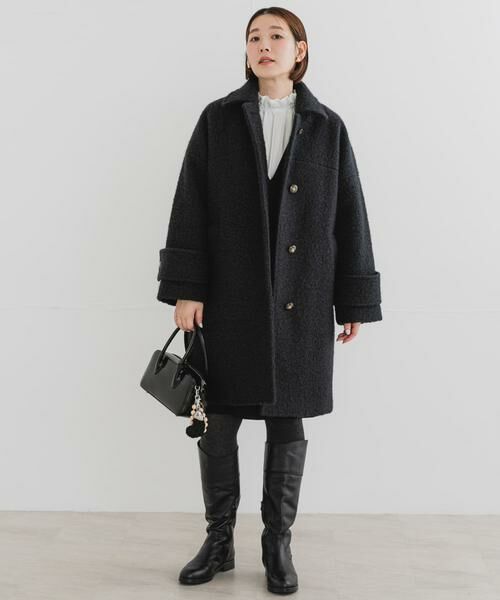 URBAN RESEARCH ROSSO / アーバンリサーチ ロッソ ステンカラーコート | F by ROSSO　『UR TECH』ブークレステンカラーコート | 詳細7