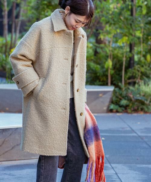 URBAN RESEARCH ROSSO / アーバンリサーチ ロッソ ステンカラーコート | F by ROSSO　『UR TECH』ブークレステンカラーコート | 詳細16