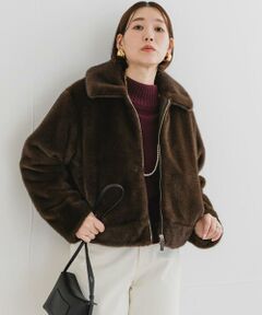 URBAN RESEARCH ROSSO / アーバンリサーチ ロッソ その他アウター | F by ROSSO　ファーZIPショートコート