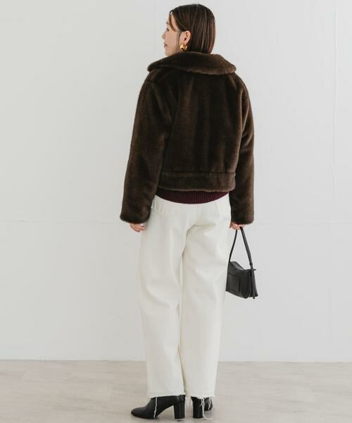 URBAN RESEARCH ROSSO / アーバンリサーチ ロッソ その他アウター | F by ROSSO　ファーZIPショートコート | 詳細6