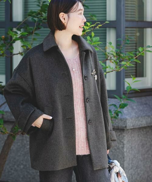 URBAN RESEARCH ROSSO / アーバンリサーチ ロッソ ステンカラーコート | F by ROSSO　『UR TECH』ビーバーテントラインコート | 詳細2