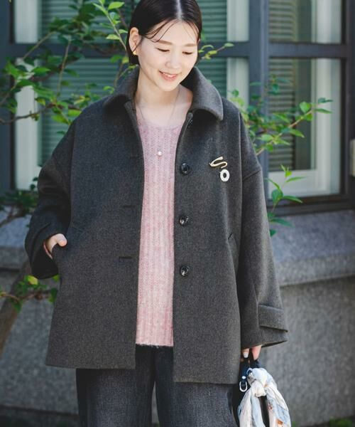 URBAN RESEARCH ROSSO / アーバンリサーチ ロッソ ステンカラーコート | F by ROSSO　『UR TECH』ビーバーテントラインコート | 詳細3