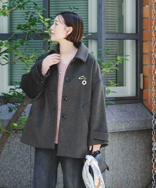 URBAN RESEARCH ROSSO / アーバンリサーチ ロッソ ステンカラーコート | F by ROSSO　『UR TECH』ビーバーテントラインコート | 詳細5