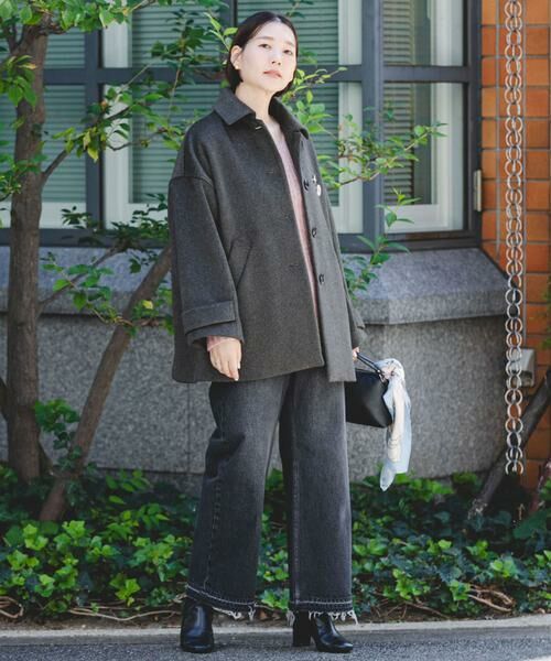 URBAN RESEARCH ROSSO / アーバンリサーチ ロッソ ステンカラーコート | F by ROSSO　『UR TECH』ビーバーテントラインコート | 詳細6