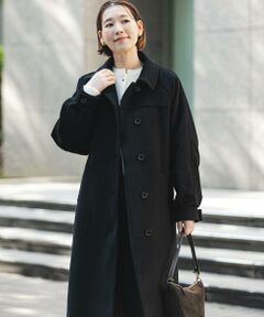 URBAN RESEARCH ROSSO / アーバンリサーチ ロッソ ステンカラーコート | F by ROSSO　『UR TECH』ビーバーステンカラーロングコート