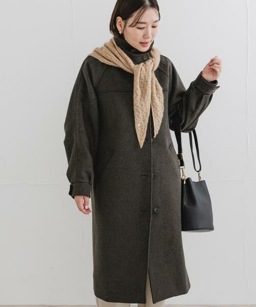 URBAN RESEARCH ROSSO / アーバンリサーチ ロッソ ステンカラーコート | F by ROSSO　『UR TECH』ビーバーステンカラーロングコート | 詳細3