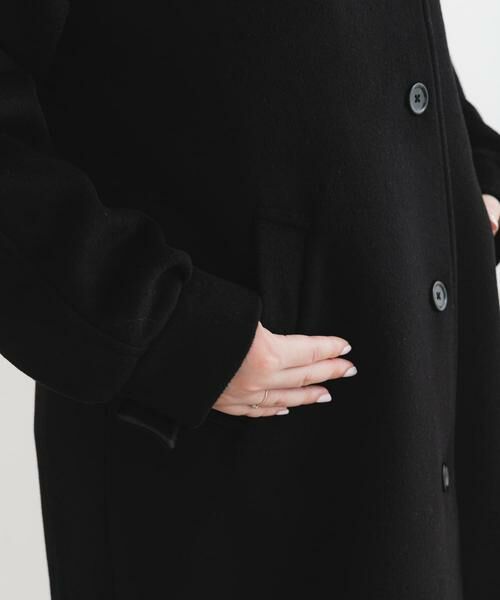 URBAN RESEARCH ROSSO / アーバンリサーチ ロッソ ステンカラーコート | F by ROSSO　『UR TECH』ビーバーステンカラーロングコート | 詳細25