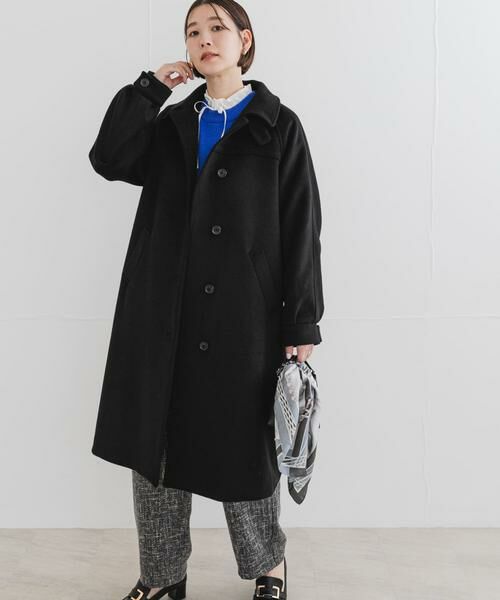 URBAN RESEARCH ROSSO / アーバンリサーチ ロッソ ステンカラーコート | F by ROSSO　『UR TECH』ビーバーステンカラーロングコート | 詳細19