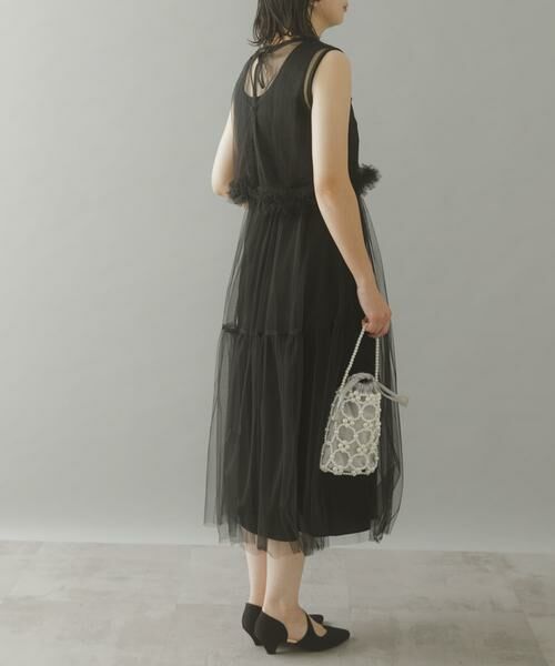 URBAN RESEARCH ROSSO/アーバンリサーチ ロッソ マルチWAYチュールSETドレス ブラック FREE