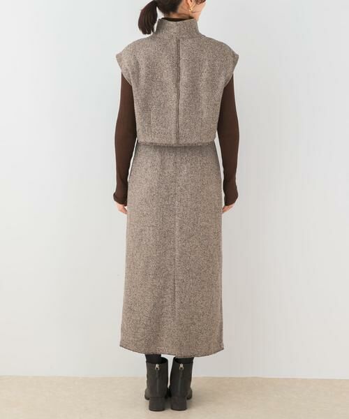 URBAN RESEARCH ROSSO / アーバンリサーチ ロッソ セットアップ | F by ROSSO ツイードハーフZIPプルオーバー+スカート | 詳細20