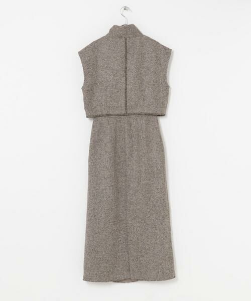 URBAN RESEARCH ROSSO / アーバンリサーチ ロッソ セットアップ | F by ROSSO ツイードハーフZIPプルオーバー+スカート | 詳細25