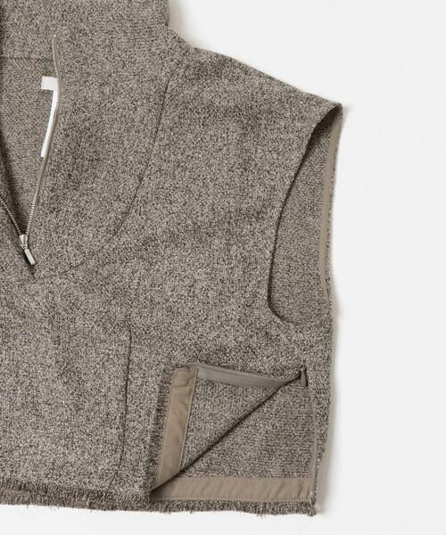 URBAN RESEARCH ROSSO / アーバンリサーチ ロッソ セットアップ | F by ROSSO ツイードハーフZIPプルオーバー+スカート | 詳細29