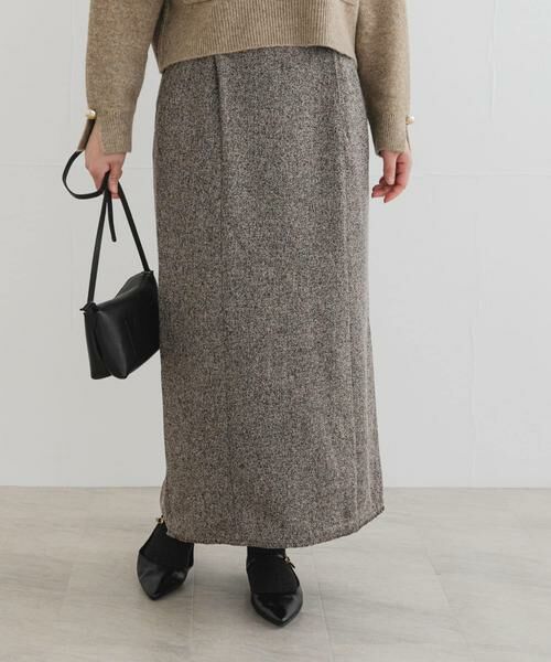 URBAN RESEARCH ROSSO / アーバンリサーチ ロッソ セットアップ | F by ROSSO ツイードハーフZIPプルオーバー+スカート | 詳細16