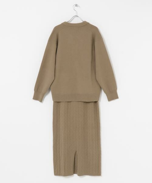 URBAN RESEARCH ROSSO / アーバンリサーチ ロッソ ニット・セーター | F by ROSSO　ウォッシャブル抗ピルニット+スカート | 詳細11